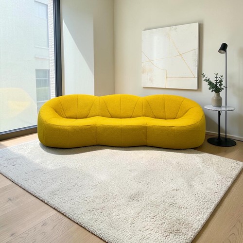 Sofa settee yellow design - ,