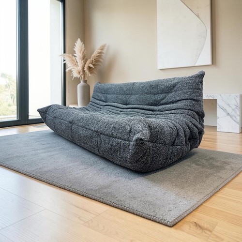 Sofa settee black white - sofa, &