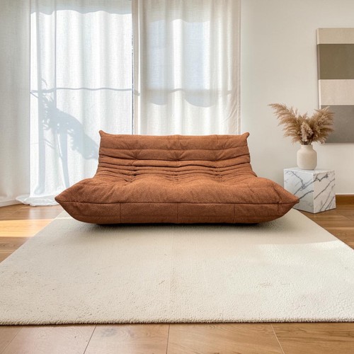 Sofa settee brown vintage - settee,