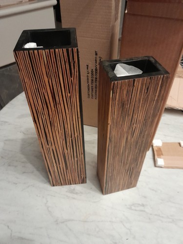 Ligne roset wood vase set - ligne,