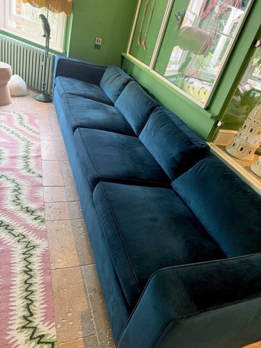 Large blue sofa style like - large,