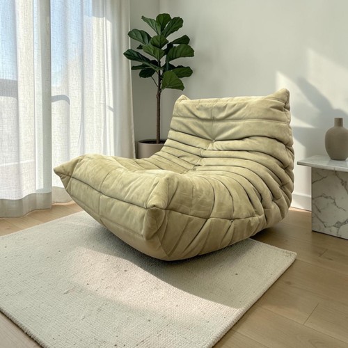 Sofa chair beige olive - chair,